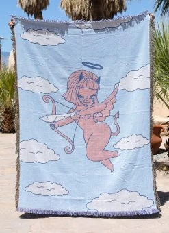 Valfré Cherub Woven Blanket New