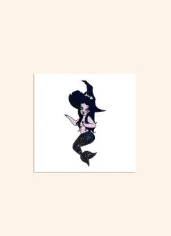 Valfré Spooky La Sirena Temporary Tattoo New