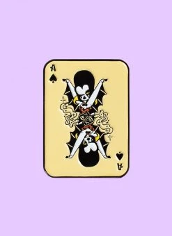 Valfré Vampira Ace Of Spades Pin New