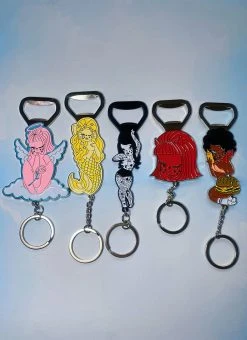 Valfré New Bad Bettie Bottle Opener Keychain