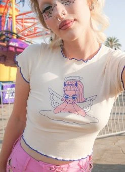 Valfré New Fallen Angel Lettuce Edge Tee