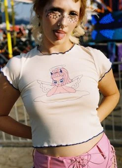 Valfré New Fallen Angel Lettuce Edge Tee