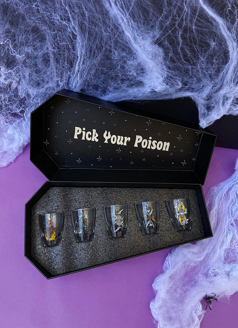 Valfré New Spooky Shot Glass Set 4 Valfré New Spooky Shot Glass Set