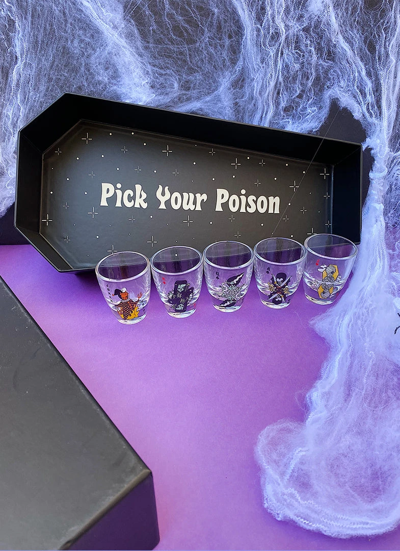 Valfré New Spooky Shot Glass Set 6 Valfré New Spooky Shot Glass Set