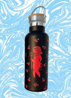 Valfré Cherry Lucy Water Bottle New
