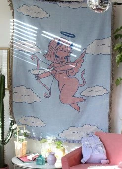 Valfré Cherub Woven Blanket New