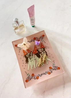 Valfré Danza De Las Brujas Glass Tray New