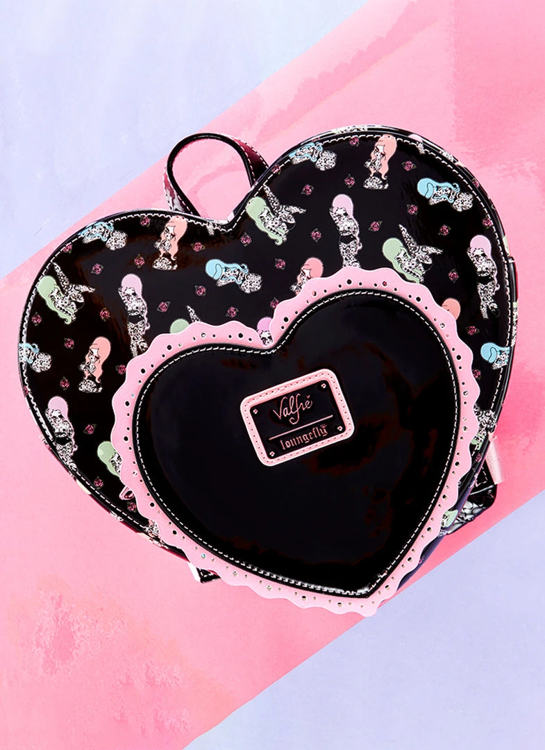 Valfré New Valfre X Loungefly Double Heart Mini Backpack 3 Valfré New Valfre X Loungefly Double Heart Mini Backpack
