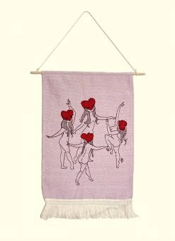 Valfré Love Dancers Woven Tapestry