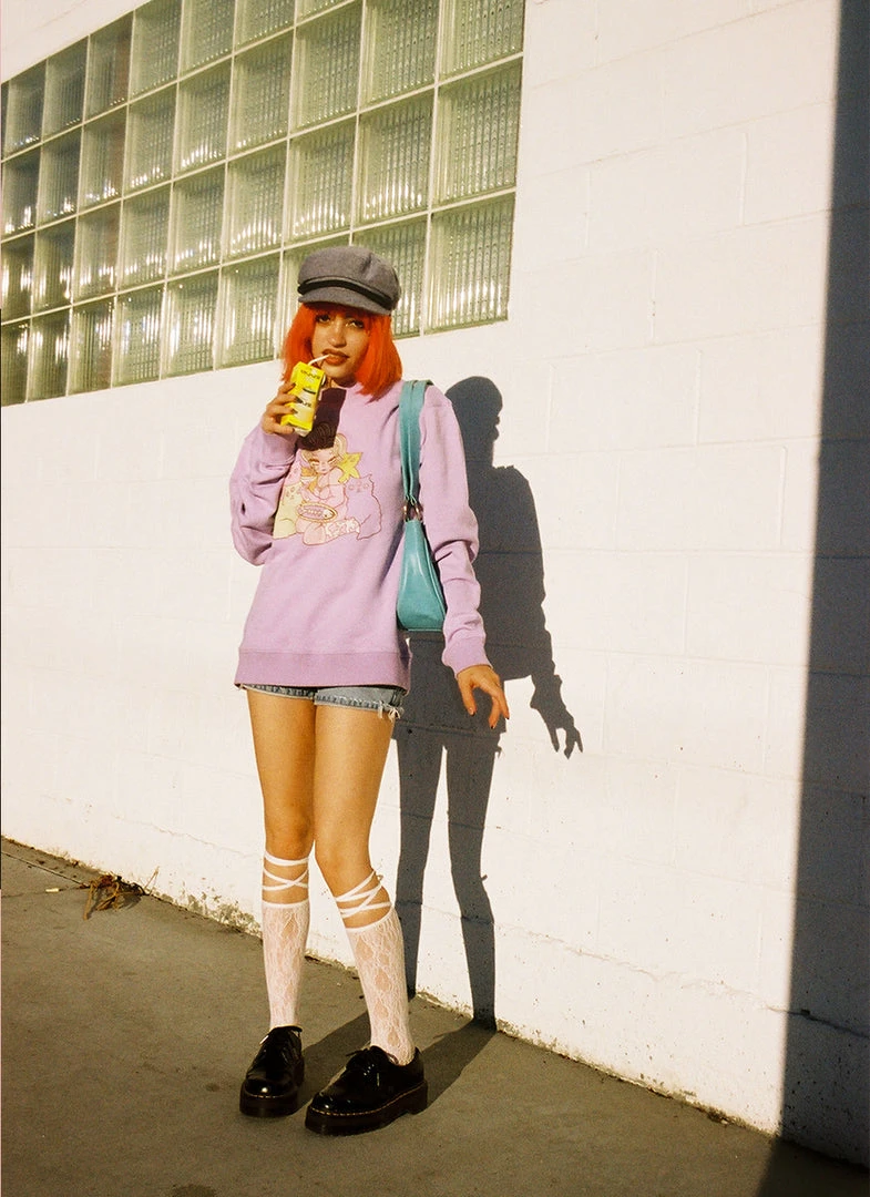 Valfré Cat Lady Crew Neck Sweatshirt New 7 Valfré Cat Lady Crew Neck Sweatshirt New