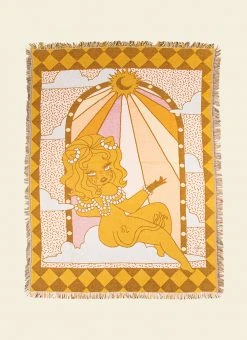 Valfré Celestial Leo Woven Blanket